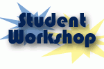 word art that says student workshop
